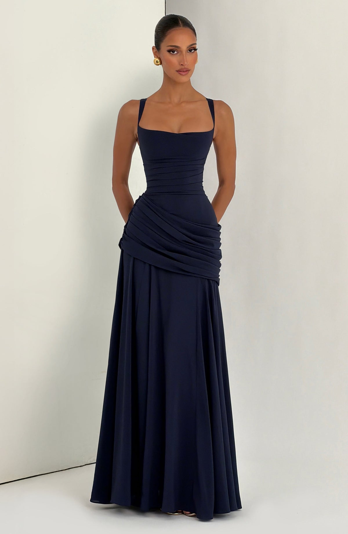 Sara™ - Vestido Largo de Chifón