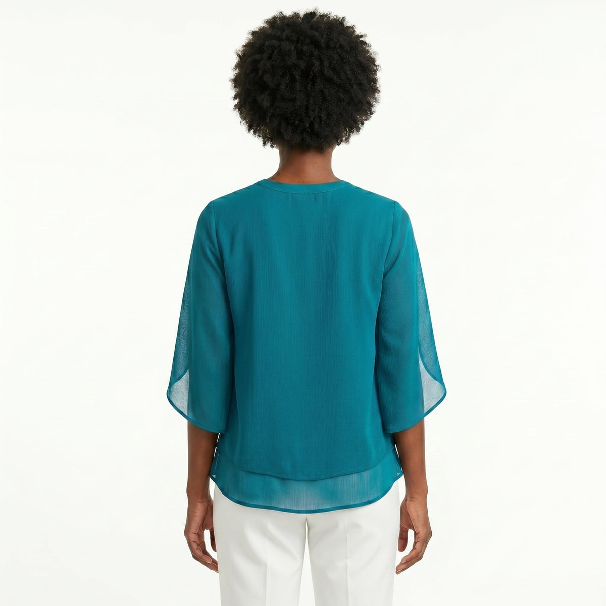 Francisca | Blusa con mangas de volantes